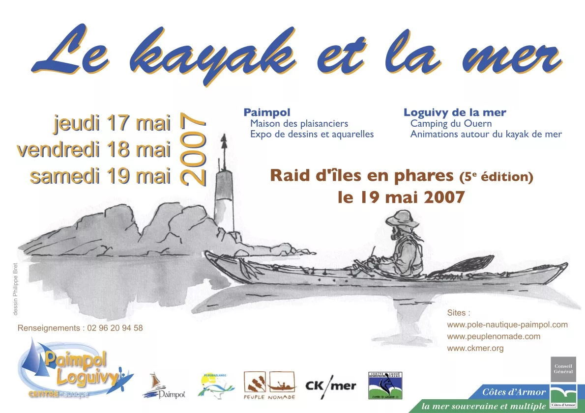 Le kayak et la mer – rassemblement et expo en mai 2007