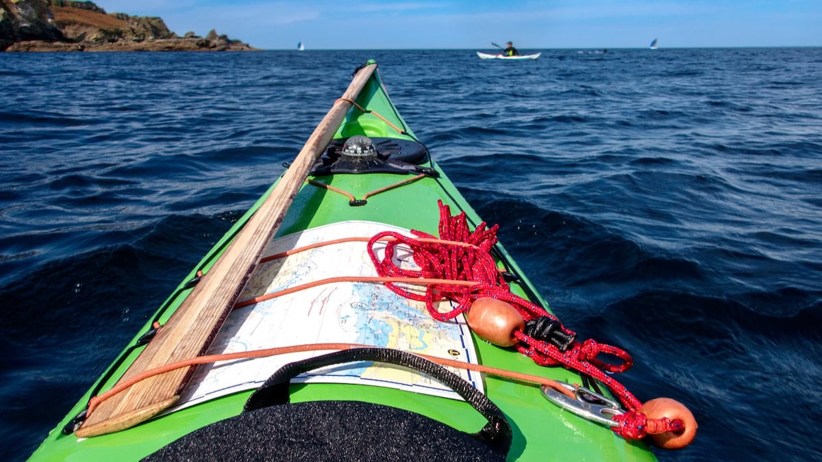 Matériel de navigation pour le kayak de mer