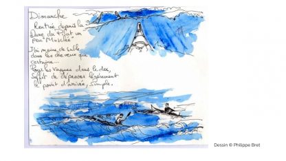 Aquarelles et photos Rencontre CK/mer Bassin d’Arcachon / Gironde