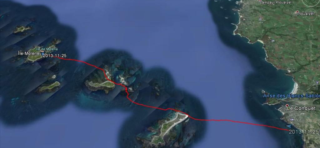 Quid des randos kayak dans l’archipel de Molène ?