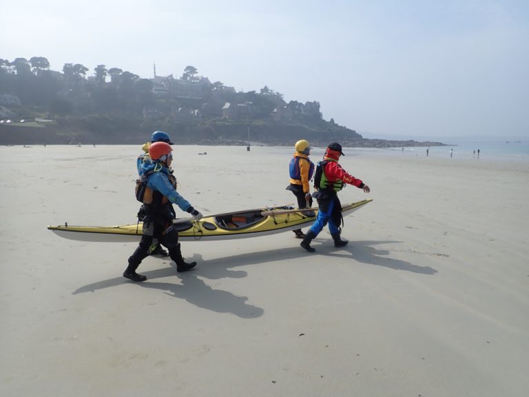 la marée est descendante