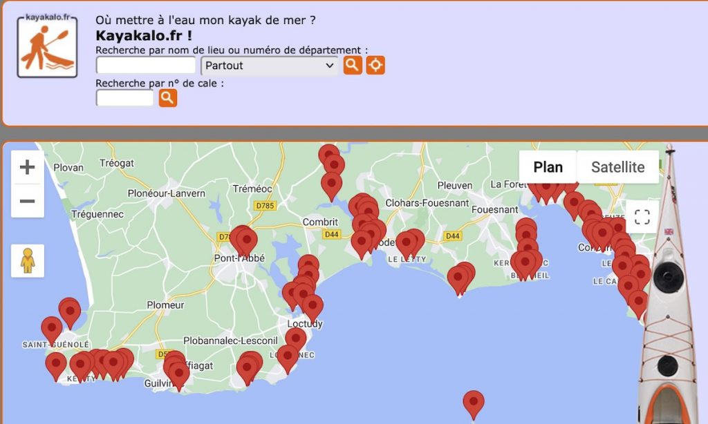 Kayakalo - où embarquer en kayak