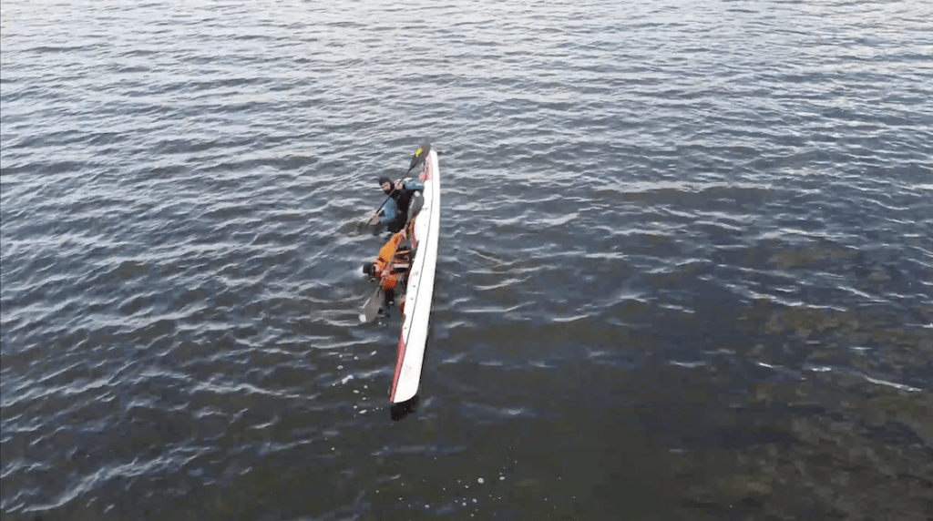 Frankton test kayak