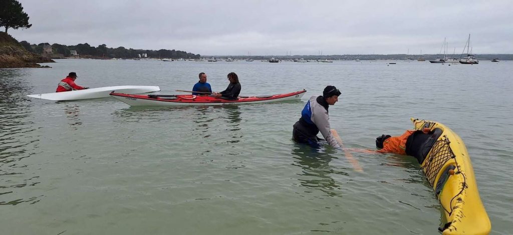 Apprentissage de l'esquimautage Initiation au roll groenlandais - Beg Meil