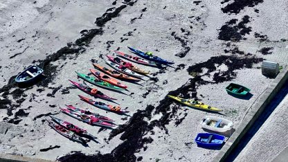 Visite du phare d'Eckmuhl en kayak