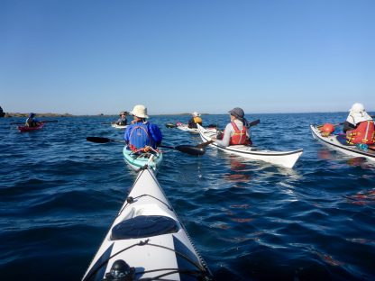 Sortie kayak Ile Carn, Ste Marguerite, Finistère Nord