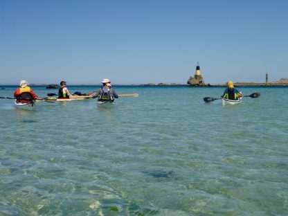 Sortie kayak Ile Carn, Ste Marguerite, Finistère Nord
