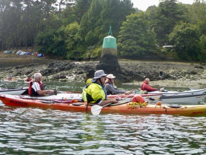 Sortie kayak Aber Wrac'h, Finistère Nord