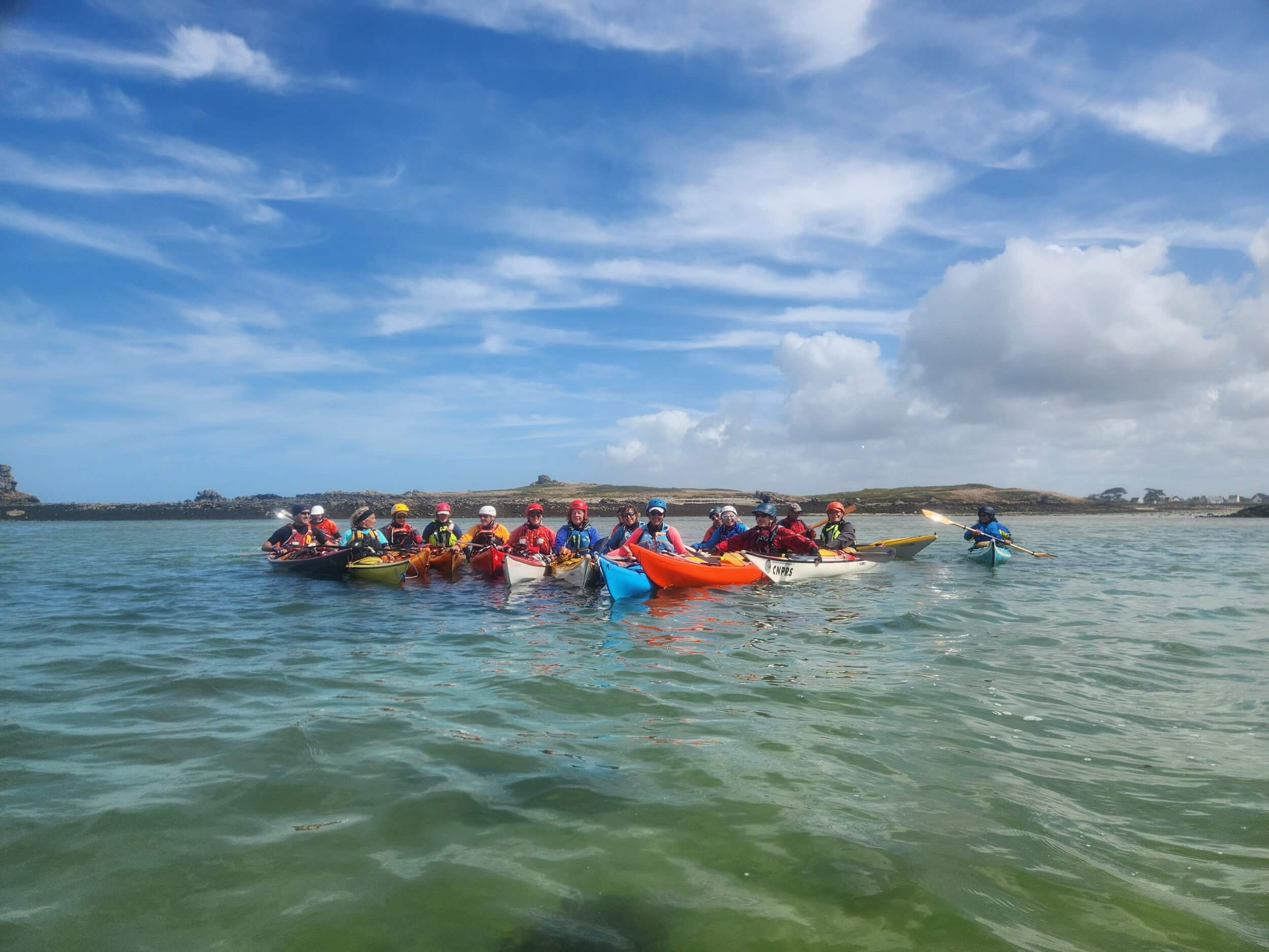 Sortie kayak vers l'Ile Vierge - Finistère Nord